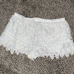 Divided H&M  - White Crocheted Shorts - size XS Photo 1