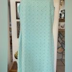 Muse SQUARE NECKLINE EYELET COTTON DRESS size 6 Photo 0