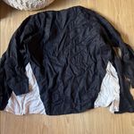 MOEVA Sibilla Black Long Sleeve Oversized Linen Shirt Photo 4