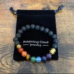 Lava Stone Chakra Bracelet Photo 3