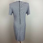 Michael Blake Dress Women 6P Black‎ White Houndstooth Layered Vintage 6 Petite Black Photo 3