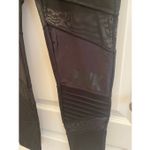 PINK - Victoria's Secret Victoria's Secret Pink Ultimate black leggings with mesh cut-outs Sz M Photo 4