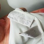 Lord and Taylor Vintage White Satin Ruffle Hem Slip Photo 6