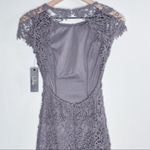 Anthropologie Lulu’s Hidden Talent Backless Open Back Lace Overlay Bodycon Shift Mini Dress Photo 6