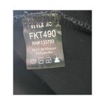 POL  Women's Ladies Black Knit Hoodie Dress S Flowy Lightweight Photo 10