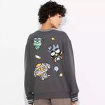 Sanrio Target W/ Hello Kitty+friends Halloween Graphic Sweatshirt GRAY MED NWT Photo 1