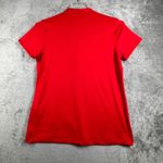 Under Armour Polo Womens M Red HeatGear Short Sleeve Golf Tennis Activewear Photo 2