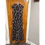 Shoshanna Midnight Floral Lace Dress Black Pink 6 Cocktail Party Wedding Midi Photo 6