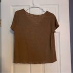 Urban Outfitters Brown V-Neck Blouse Photo 1