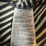 Gap  Ribbed Striped Navy Blue & White Long Sleeve Bodysuit Photo 5