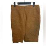 J.Crew Warm Tan Wool Pencil Skirt Photo 1