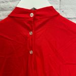 Vintage Jennifer Dale Red Fleece Nightgown Long Sleeve Size 11/M Union Made Lace Size M Photo 6