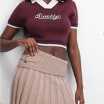 Source Unknown  Ribbed Knit Skater Skirt - Soft Pink Photo 9