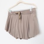 Free People Movement Womens Skort Size L Taupe Active Tenniscore Golf Sporty Tan Size L Photo 2
