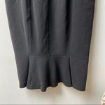 Burberry Black Vneck Empire Waist Sheath Dress size 10 medium Photo 7