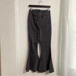 NWT Arula A Beautiful Life Womens Jeans Denim Gray Flare Lace Up Back Size 10 Photo 1
