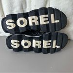 Sorel Running Shoes Kinetic Lace Sneakers Trainer Black Gray Wool Women Sz 10.5 Photo 3