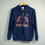 NFL Women’s Navy Team Apparel Patriots Full-Zip Hoodie Size M EUC Photo 2