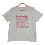 Draper James  Feminist Women Better Together Tee Sz L Photo 1