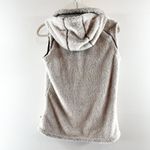 Kuhl  Fleece Flight Full Zip Hooded Vest Cream Brown Small Photo 4
