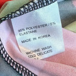 Tracy Negoshian Colorful Stretch Dress Bold Floral Print Pocket Size Small Women Photo 12