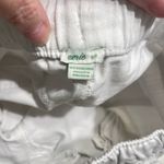 Aerie Women's Muslin Easy Denim Pants Distressed Pull-On White Size Small Photo 4