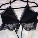 Tiger Mist black tie lace top Photo 0