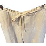 Lord and Taylor linen pants 16W creamy beige EUC Photo 6