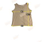 Classic Elements Beige Tank Top and Shorts Set, Women's Large, Floral Trim Photo 3