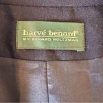 Harvé Benard Vintage Womens Harve Benard Navy Blue Wool Blazer Jacket Crest Medium Preppy Photo 4
