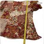 G.H Bass & Co vintage floral patchwork design blouse Will fit as a small. Pink Photo 4