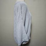 Stitch Fix ACW Pale Blue Oversized Cable Knit Sweater Size Medium Photo 1