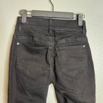 NY&Co Curvy Sculpting Skinny Jeans Size 0 Black Distressed Ripped Knee NWT Photo 7