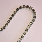 Vintage Silver Tone CZ Rhinestone Classic Formal Necklace Photo 2