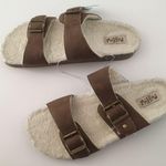 Suede Sandals, Size 10 Brown Photo 1