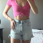 ZARA Pink Cropped Top Photo 2