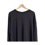 Athleta  Medium Cloudlight Asym Shirt Black Dolman Sleeve Top Pullover Athleisure Photo 1