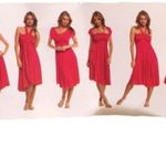 Elan Striped Asymmetrical Multi Look Dress and Skirt
White Gray Size Medium Photo 4