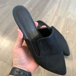 Jenni Kayne Black Suede Pointed-Toe Mule Flats Photo 1