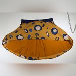 3.1 Phillip Lim  Orange and Blue Skater Skirt Photo 5