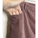 Nic Zoe Womens Size 34 Velvet Straight Leg Ankle Pant Chai Purple Career NEW Photo 2