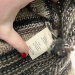 L'Agence  Harriet Blouson Sleeve Wool Blend‎ Cardigan in Brown Mulit Stripe Large Photo 5