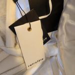 Retrofête Retrofete Ludlow Dress in White Size Small NWT Crystals Corset Strapless Bride Photo 12