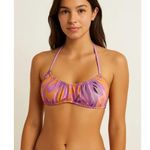 No Boundaries  String Bikini Top Abstract Y2K Print S Photo 0