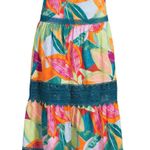 Time and Tru Colorful Floral Maxi Skirt Pink Size XS Photo 0