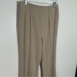 New Lattelier High Waisted Flare Leg Pants With Side Ankle Slit Center Seam XL Photo 9