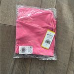 NWT EleVen Glamour Girl Ribbed High Waisted Crossover Biker Shorts Pink Size M Photo 3