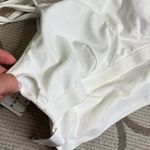 Halara  White Double Straps Backless Twisted Workout Plus Size Cropped Tank Top Photo 7