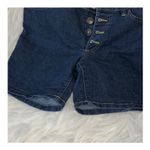 Jessica Simpson  High Waist Vintage Denim Shorts Dark Wash Button Fly Size 27 Photo 7