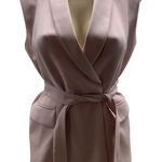 ZARA Size Small Light Pink Top Tied Belted Vest. Preloved Photo 0